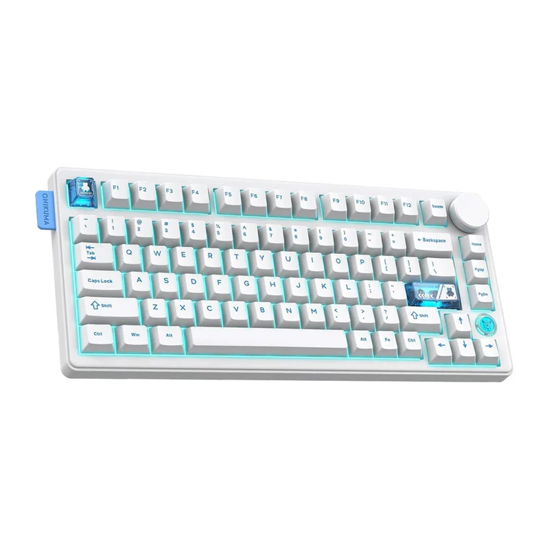ONIKUMA MT706 toetsenbord, wit, QWERTY