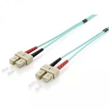 Equip SC/SC glasvezel-patchkabel, OM3, 0,5 m, 0,5 m, OM3, SC, SC