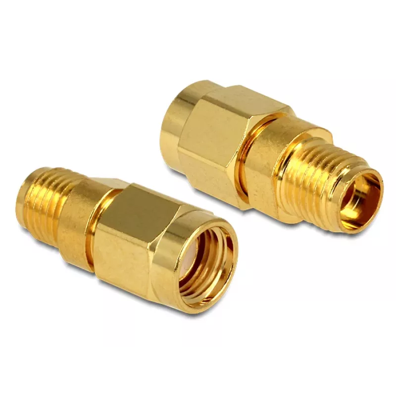 DeLOCK - HF-adapter - RP-SMA (M) - naar - SMA (V) (88728)