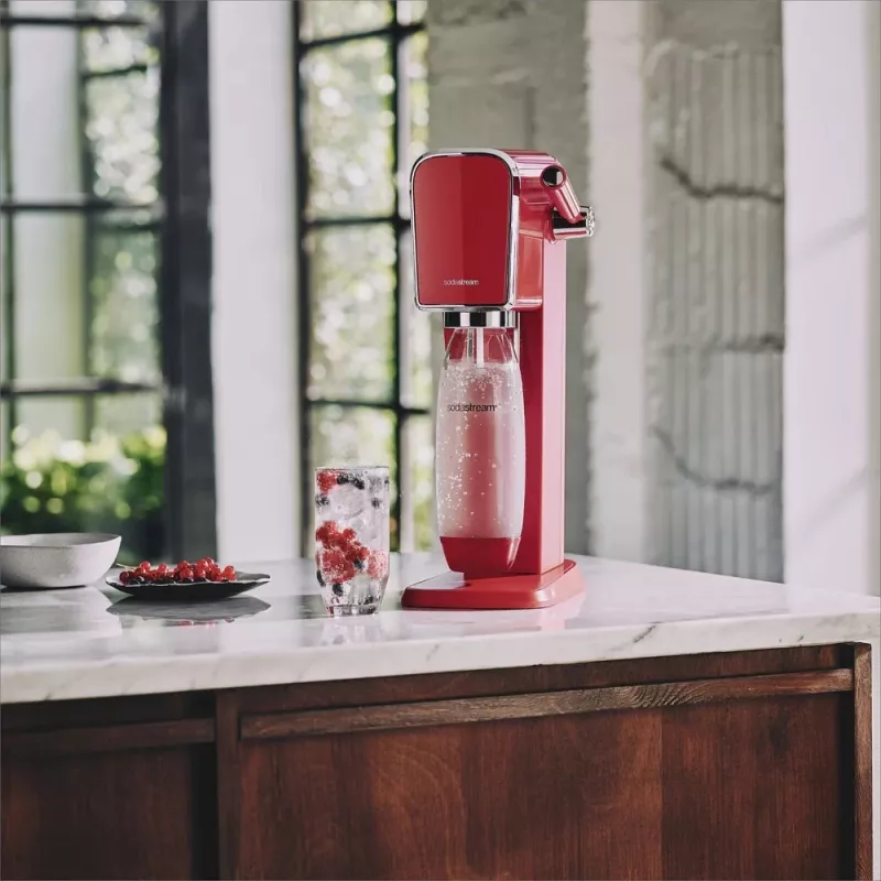 Sodamaker SodaStream Art Mandarin Red 1L koolzuurcilinder