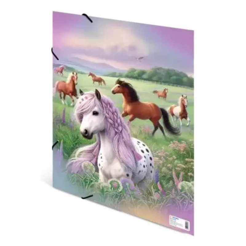 Snelhechter HERMA elastomap A3 karton Horse World