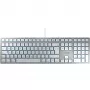CHERRY KC 6000 slank FOR MAC toetsenbord Office USB QWERTZ Duits zilver