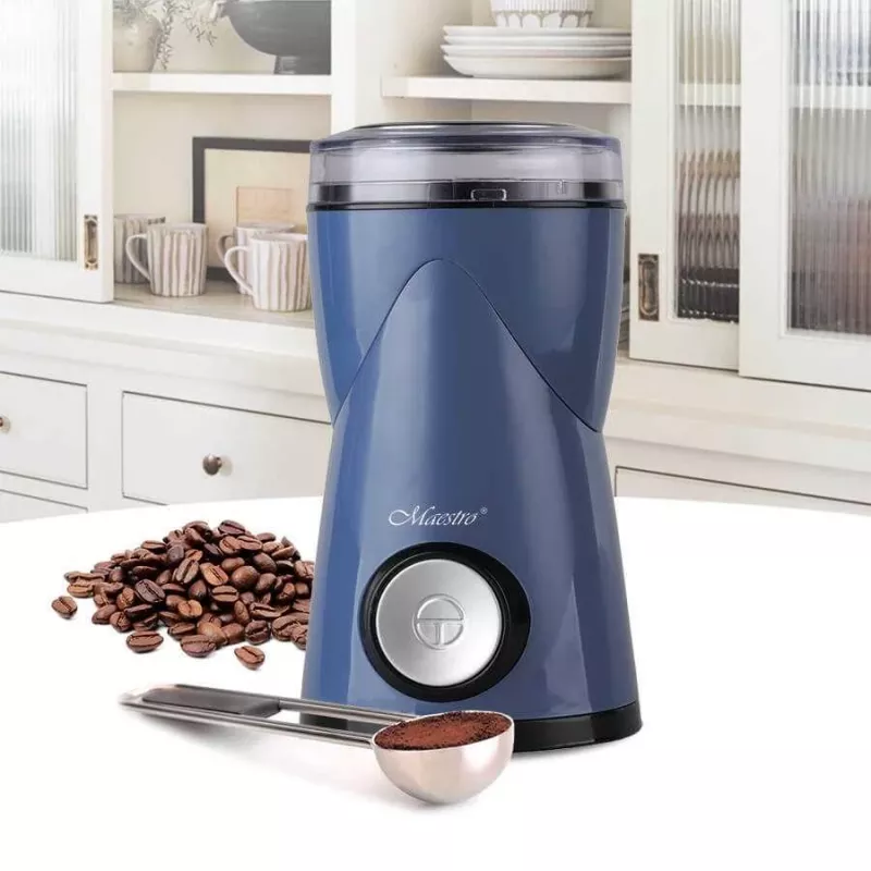 Feel-Maestro MR-453-Blauw koffiemolen messenmolen 150 W