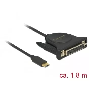 Parallelkabel DeLOCK 62980 zwart 1,8 m