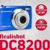 Agfa Photo DC8200 blauw + tas + SD-kaart 16 GB