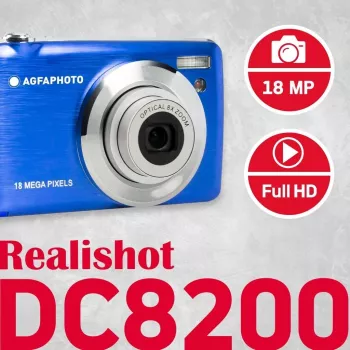Agfa Photo DC8200 blauw + tas + SD-kaart 16 GB