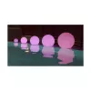 Buitenstaande vloerlamp Newgarden BULY E27 8W wit polyethyleen