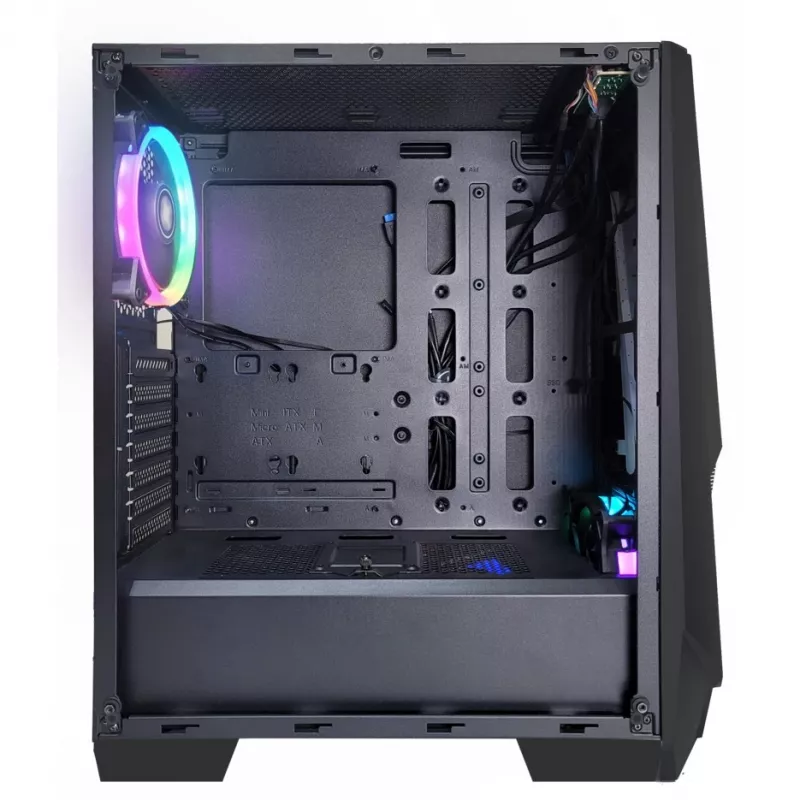 Xilence Xilent Blast X505.ARGB gaming-pc-behuizing, RGB ATX midi-tower, zwart (XG141)