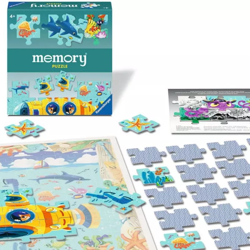 memory Puzzel Onderwaterwereld, bordspel
