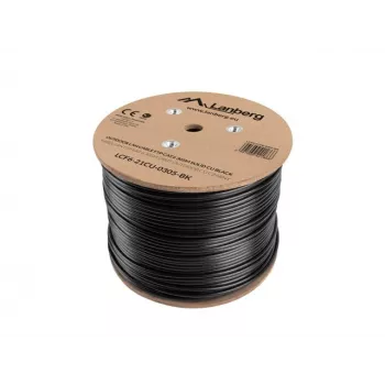 Lanberg LCF6-21CU-0305-BK netwerkkabel Zwart 305 m Cat6 F/UTP (FTP) buiten