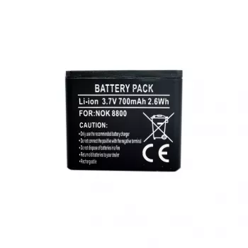 Extra Digital vervangende accu voor Nokia BP-6X (8800, 8801) 3,7V 1000mAh