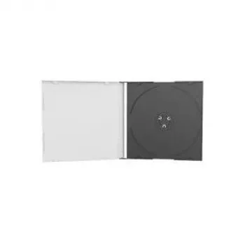 MEDIARANGE cd-jewelcase single tray - cd-opbergdoos - capaciteit: 1 cd/dvd - zwart (verpakking van 100)