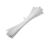 Kabelorganizer-set QOLTEC 52236 — 100 stuks, wit