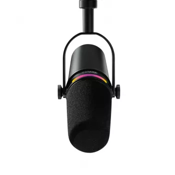 Shure MV7+-K-BNDL - spraak-/zangmicrofoon met XLR/USB-C-aansluiting, zwart + tafelstatief GATOR