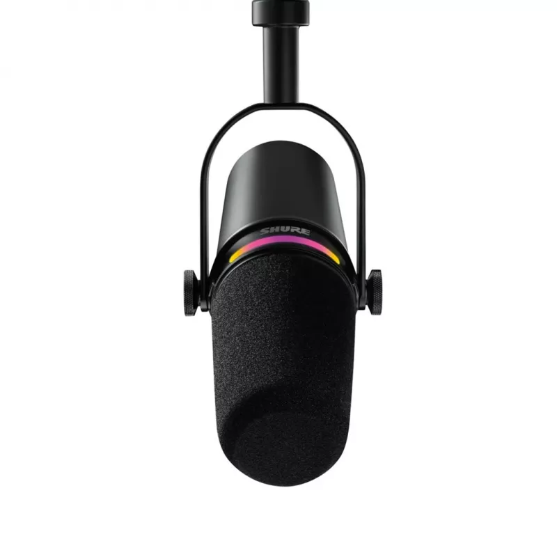 Shure MV7+-K-BNDL - spraak-/zangmicrofoon met XLR/USB-C-aansluiting, zwart + tafelstatief GATOR