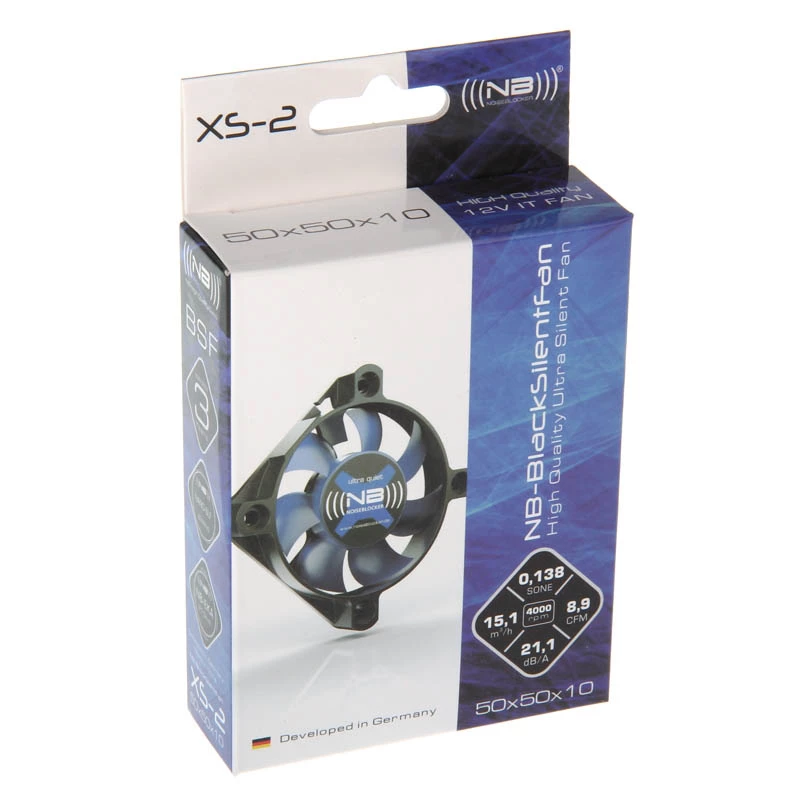 NoiseBlocker BlackSilent ventilator XS2 50 mm