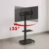 TV-standaard ergo office ER-304 B, max. draagvermogen 50 kg, VESA 600x400