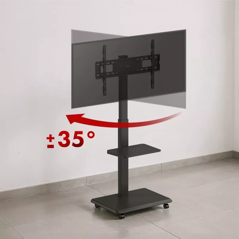TV-standaard ergo office ER-304 B, max. draagvermogen 50 kg, VESA 600x400