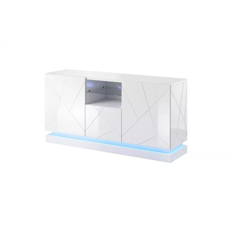 Verlichtingskommode QIU 2D1K blauw