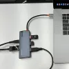 USB-C-hub Tellur TLL321061 met PD 3.0 100W, HDMI-uitgang en 3× USB 3.0-aansluitingen