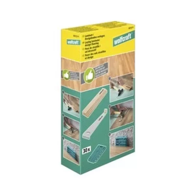 Wolfcraft 6975000 vloerleggersgereedschapset voor het leggen van laminaatpanelen
