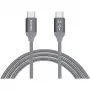 USB-kabel Nevox 1654 USB 2.0 2 m USB-C grijs zilver