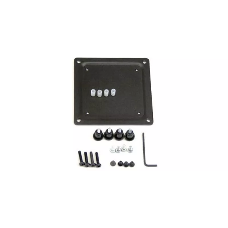 Conversion Plate Kit Ergotron 75 mm naar 100 mm zwart staal