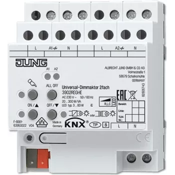 KNX universele dimactor 2-voudig 3902 REG HE (3902REGHE)