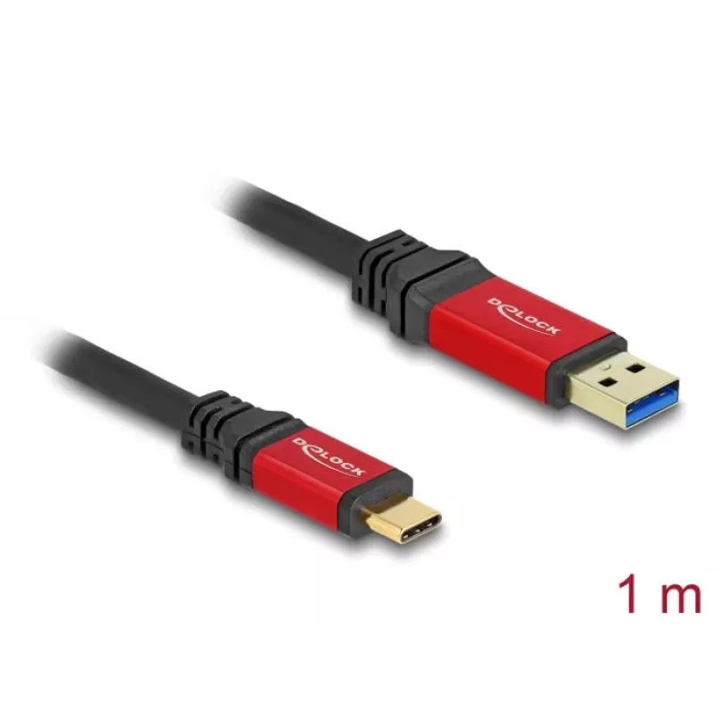 USB-kabel DeLOCK 80617 1m USB Type-A naar Type-C 10 Gbit/s