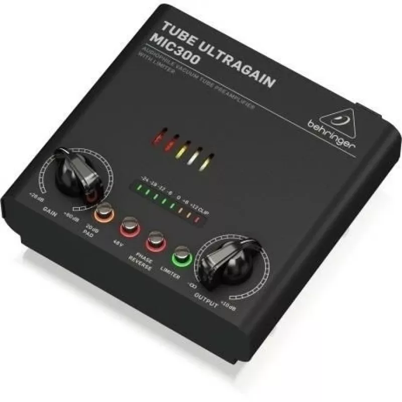 Audio-voorversterker Behringer MIC300 zwart