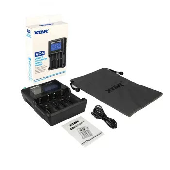XTAR VC4 huishoudaccu-lader USB