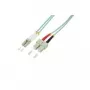 Logilink - patchkabel - LC multimode (M) - SC multimode (M) - 50 cm - glasvezel - 50/125 micrometer - OM3 - halogeenvrij - aquamarijn (FP3LS00)