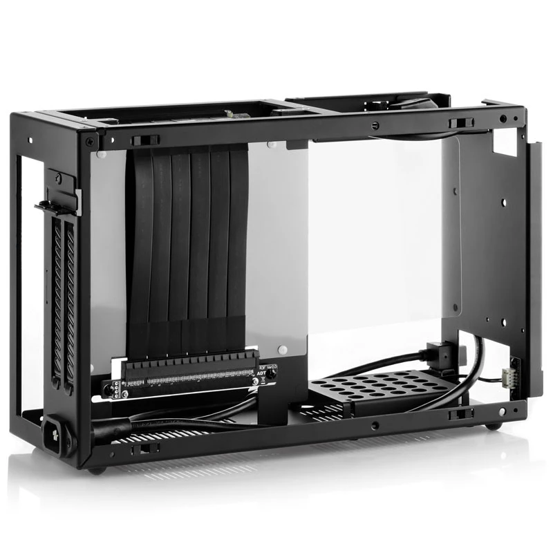 DAN Cases A4-SFX V4.1 - zwart + Alpenföhn zwart Ridge - 120 mm