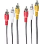 Videokabel-adapter ShiverPeaks BS90024 2m 3xRCA