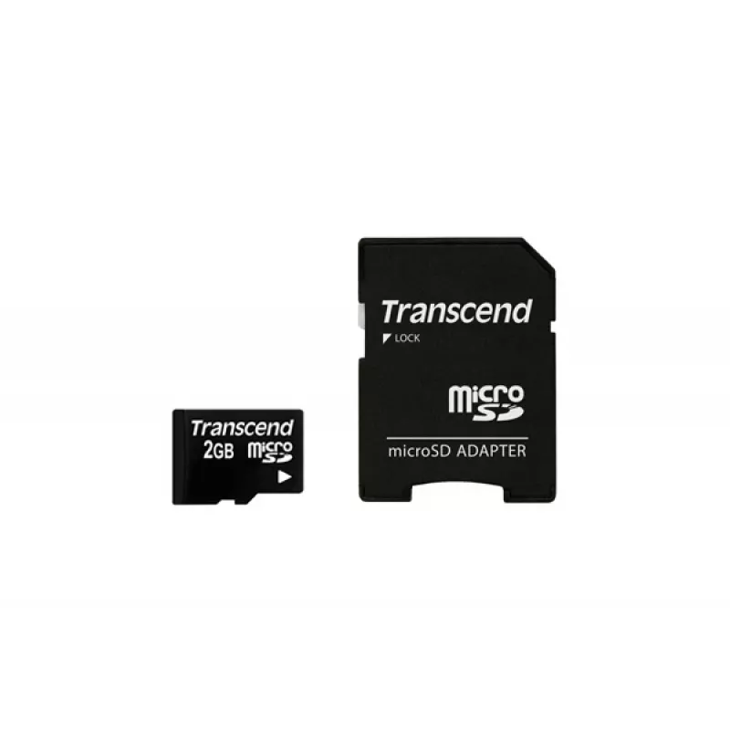 Transcend 2GB MicroSD TS2GUSD flashkaart