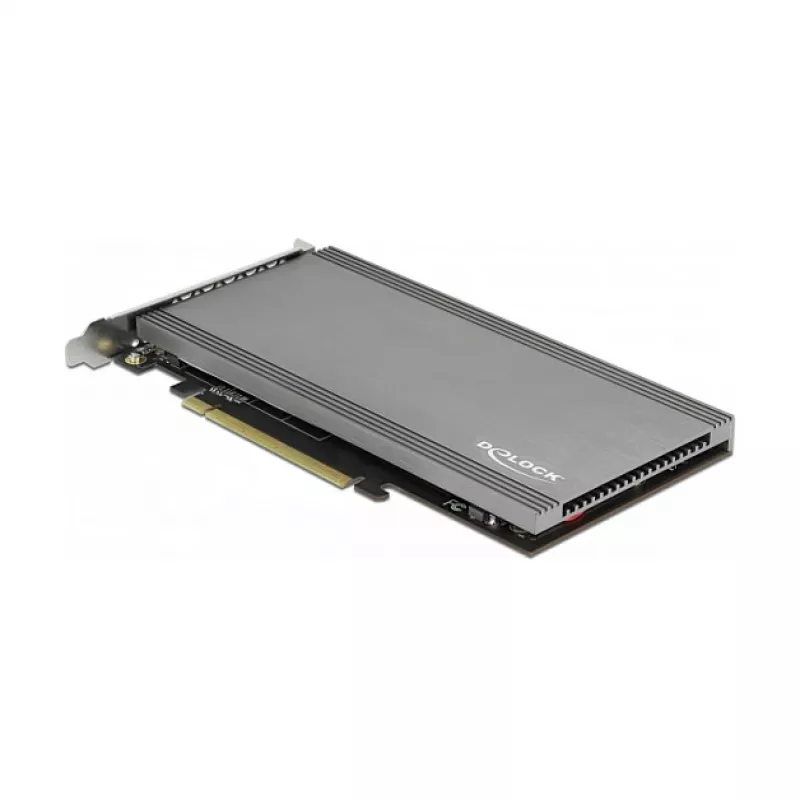 DeLOCK PCI Express x16-kaart naar 4 x interne NVMe M.2 Key M 89044