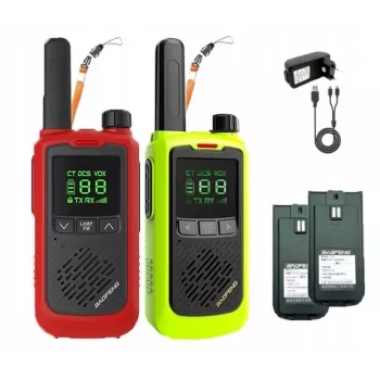 Handportofoon Baofeng BF-T17 groen — 16 kanalen, 5 W, 400–470 MHz, 1500 mAh batterij