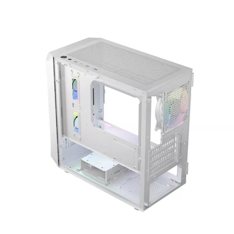 Logic PORTOS ARGB MINI USB 3.0 behuizing wit
