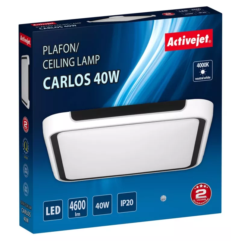 Activejet LED-plafondlamp AJE-CARLOS 40W
