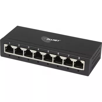 ALLNET switch unmanaged Layer2 8 poorten - 8x 1GbE - ventilatorloos - ALL-SG8008 (ALL-SG8008)
