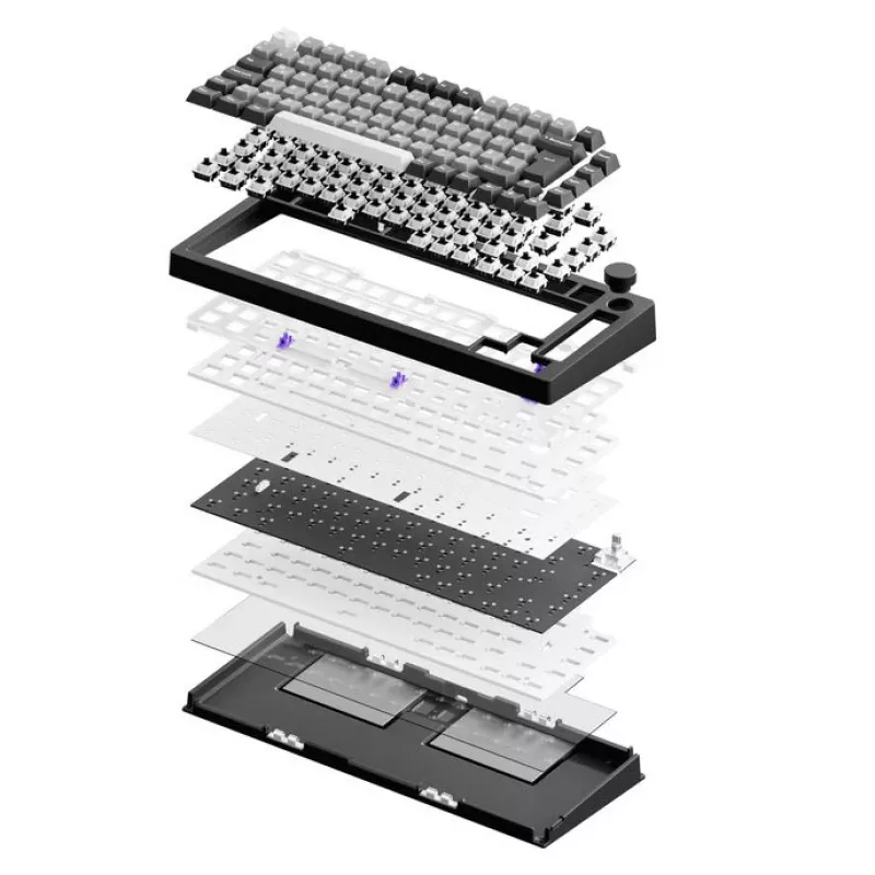 Akko Monsgeek M1 V5 ISO barebone-kit - maanlichtwit