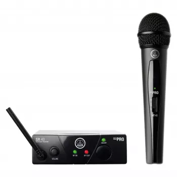 Draadloze microfoonset AKG WMS40 ISM 3 UHF-frequentie, draagbare lavalier-/handheld-opties