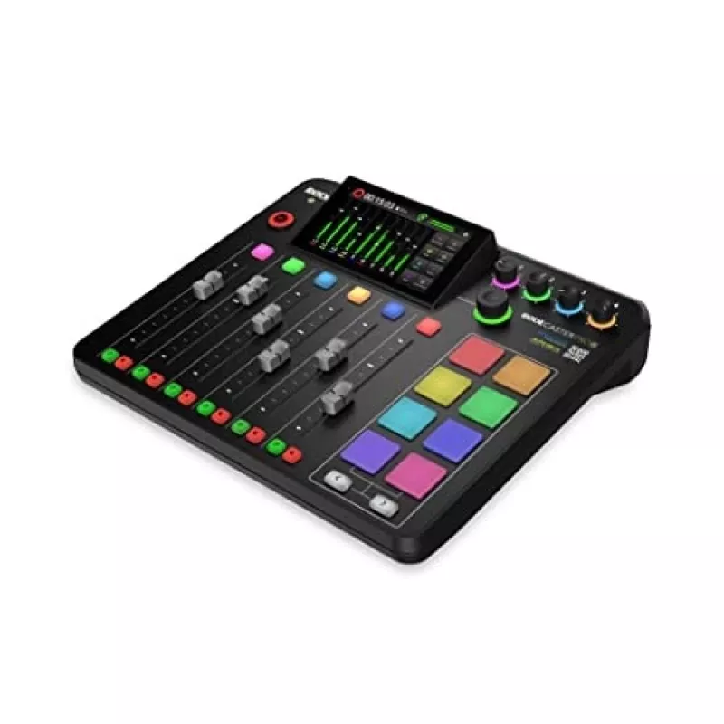 RØDE RØDECaster Pro II podcastproductiestudio, XLR, jack, USB-C, zwart
