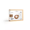 Hoesje voor AirTag FIXED FIXWAT-C2-BRW echt runderleer bruin — beschermende leren houder voor Apple AirTag