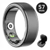 Smart ring Manta SR01BK-57 Black, hartslag en bloedzuurstof, IP68