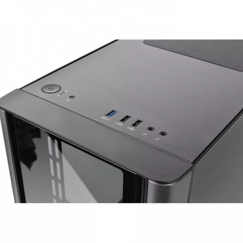 PC-behuizing Thermaltake V150 TG Micro Tower zwart