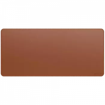 Muispad Satechi vegan-leather premium desk mat bruin ST-LPDMN