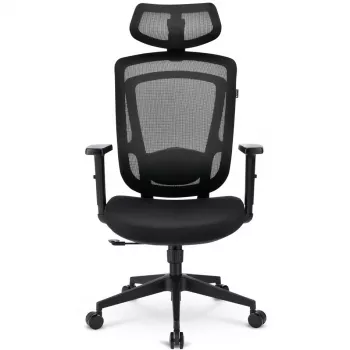 Bureaustoel Sharkoon OfficePal C10 – zwart, ergonomisch design, in hoogte verstelbaar
