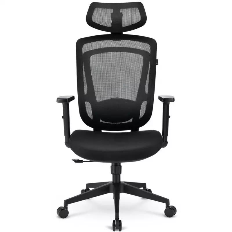Bureaustoel Sharkoon OfficePal C10 – zwart, ergonomisch design, in hoogte verstelbaar