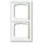 Wandschakelaar afdekplaat Busch-Jaeger 1722-884K wit thermoplast 80×151 mm schroefloos